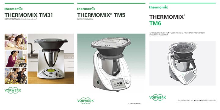 Modele Thermomix - Porównanie: TM31, TM5, TM6, TM7
