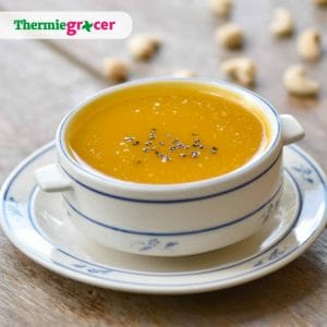 Pumpkin Soup With Cashew Nuts