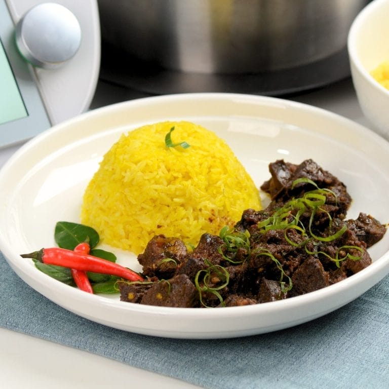 Rendang Nasib Cili Api dan Pulut Kuning